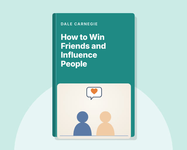 How to Win Friends and Influence People by Dale Carnegie — illustrated cover
